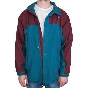 Vintage 90s Dunbrooke Ford Colorblock Windbreaker Jacket